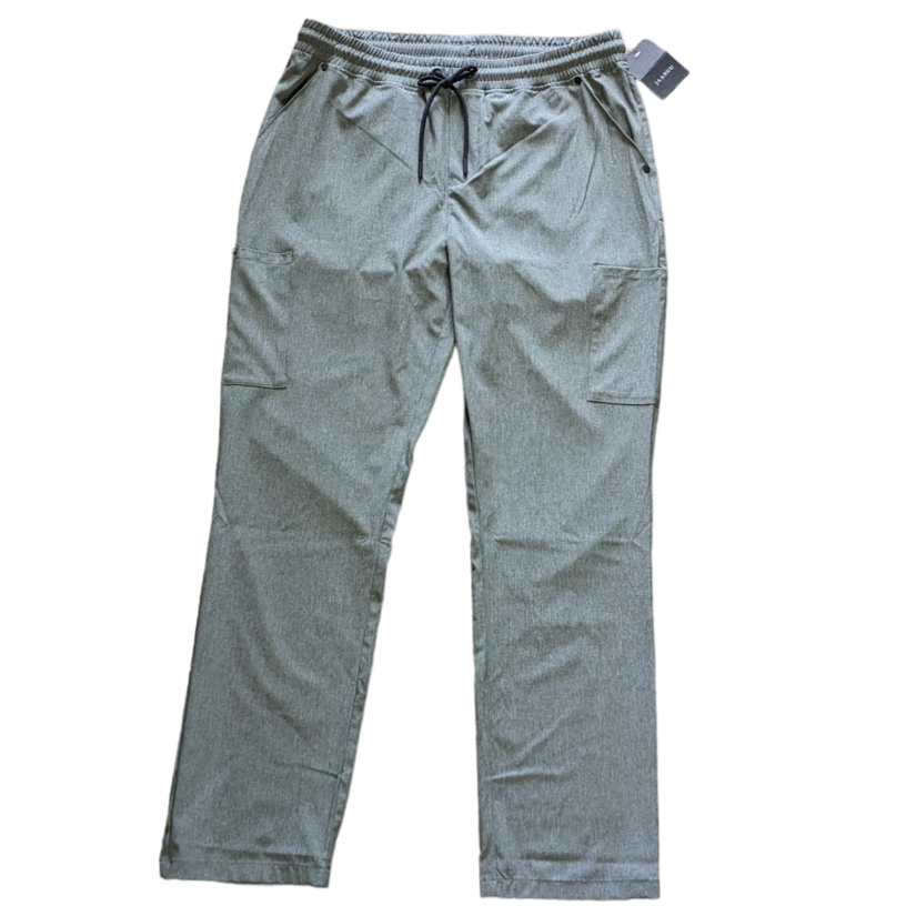 Jaanuu Mesh Detail Jogger Pant Gray Men's Size L Nwt